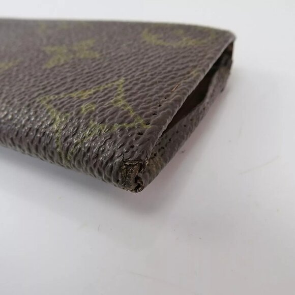 Authentic Vintage LOUIS VUITTON 6 Key Ring Monogram Canvas Holder Case - Picture 8 of 11